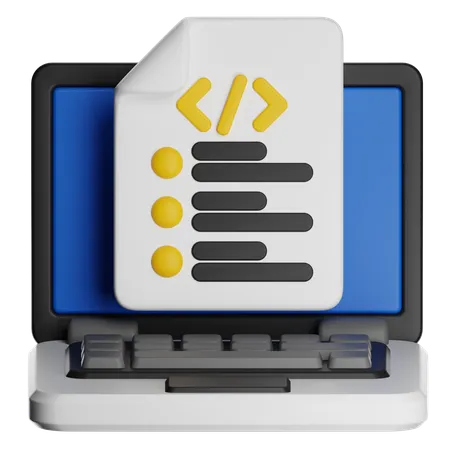 Codificação  3D Icon