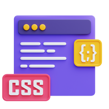 Codificação css  3D Icon