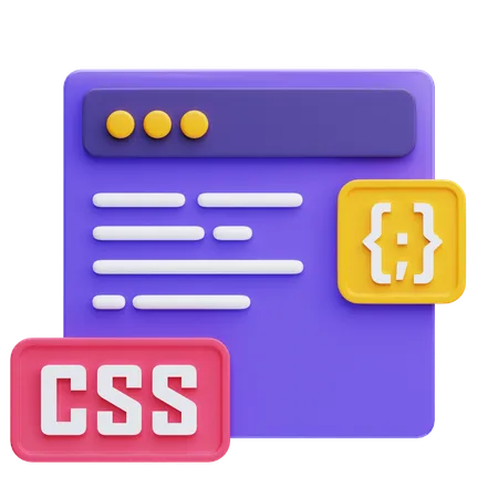 Codificação css  3D Icon