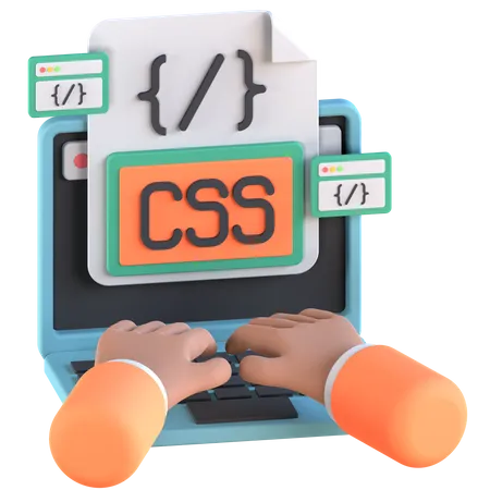 Codificação css  3D Icon