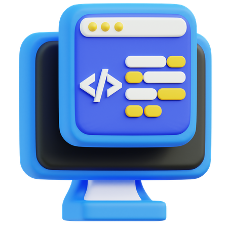 Codificación  3D Icon