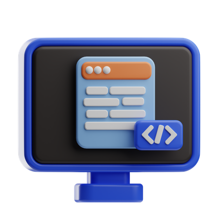 Codificación  3D Icon