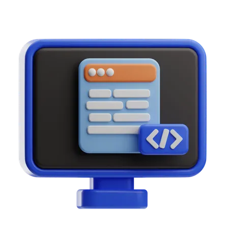 Codificación  3D Icon