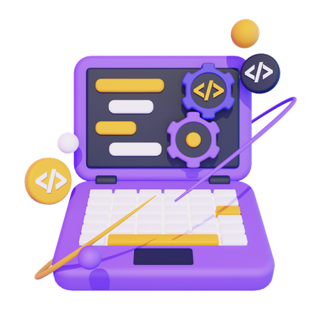 Codificación  3D Icon