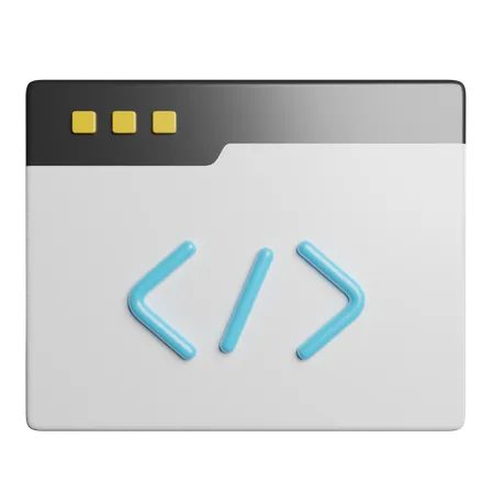 Codificación  3D Icon