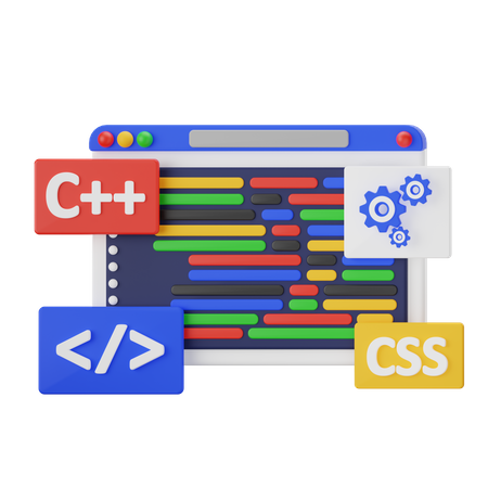 Codificación  3D Icon