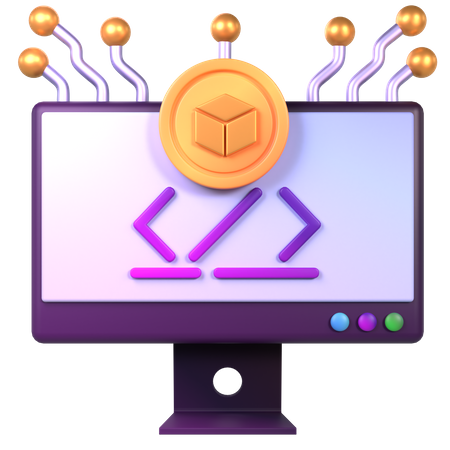 Codificación nft  3D Icon