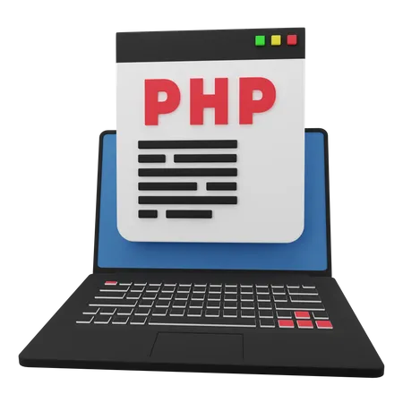 Codificación php  3D Icon