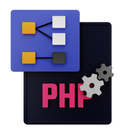 Codificación php  3D Icon