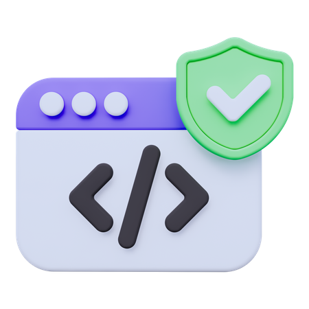 Codificación segura  3D Icon