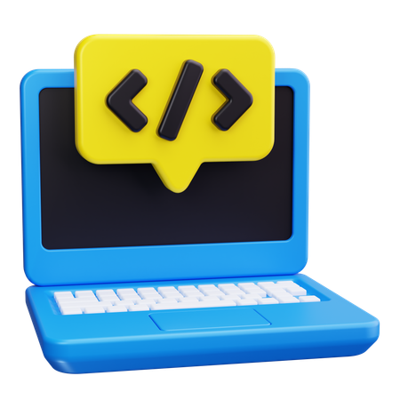 Codificación web  3D Icon