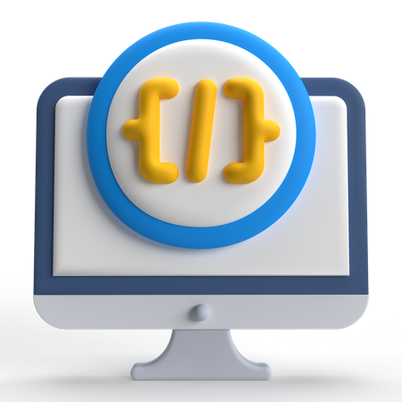 Código 1  3D Icon