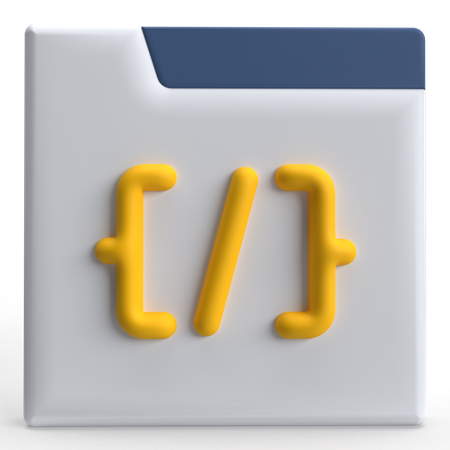 Código  3D Icon