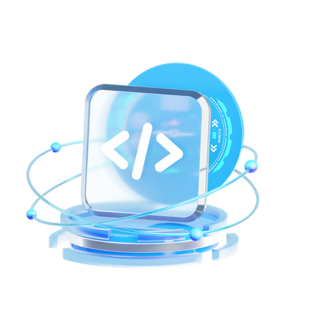Código  3D Icon