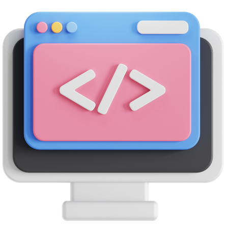 Código  3D Icon