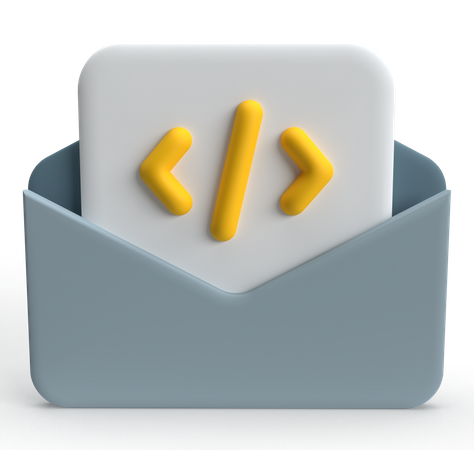 Código de correo  3D Icon