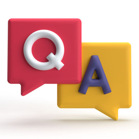 Qa  3D Icon