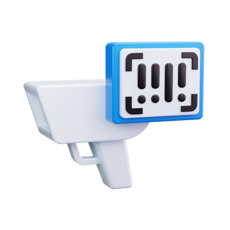 Código de barras  3D Icon