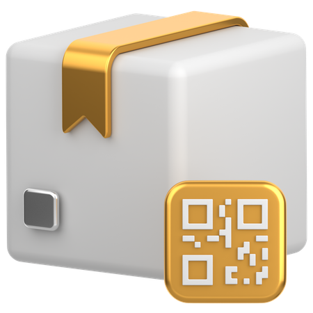 Código de barras de entrega  3D Icon