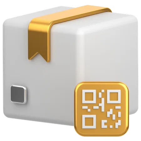 Código de barras de entrega  3D Icon