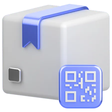 Código de barras de entrega  3D Icon
