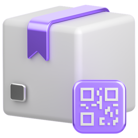 Código de barras de entrega  3D Icon
