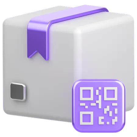 Código de barras de entrega  3D Icon