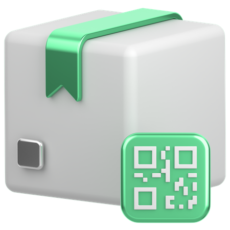 Código de barras de entrega  3D Icon