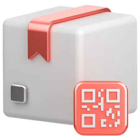Código de barras de entrega  3D Icon