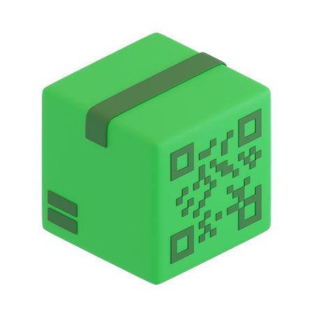 Código de barras del paquete  3D Icon