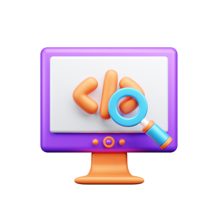 Código de pesquisa  3D Icon