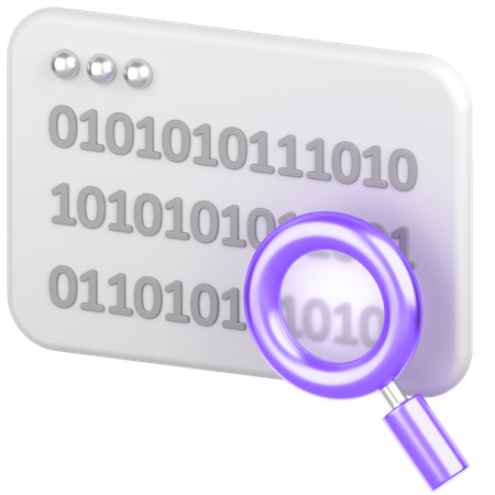 Código de pesquisa  3D Icon