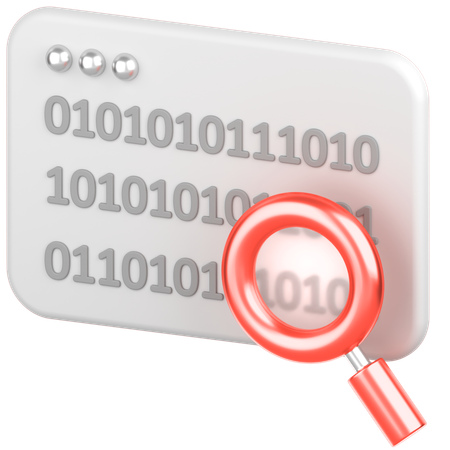 Código de pesquisa  3D Icon