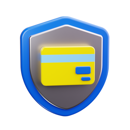 Código de segurança do cartão  Ícone 3D