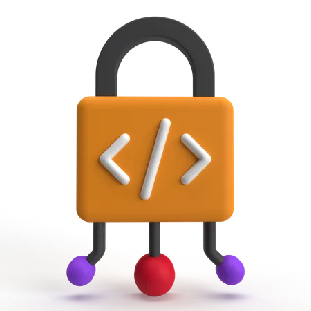 Código de seguridad  3D Icon