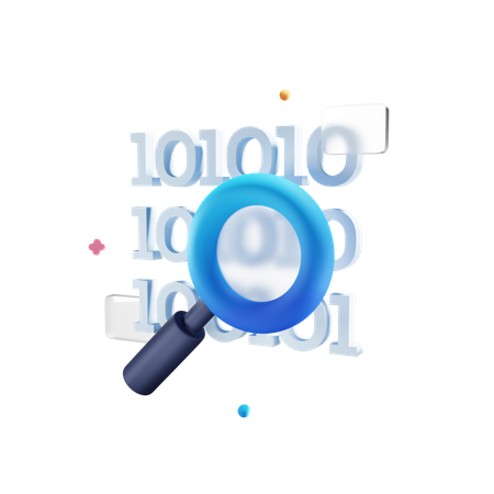 Inspeção de código  3D Icon