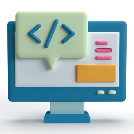 Mensaje de código  3D Icon