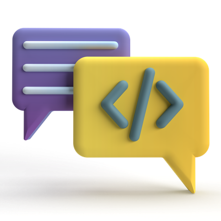 Mensaje de código  3D Icon