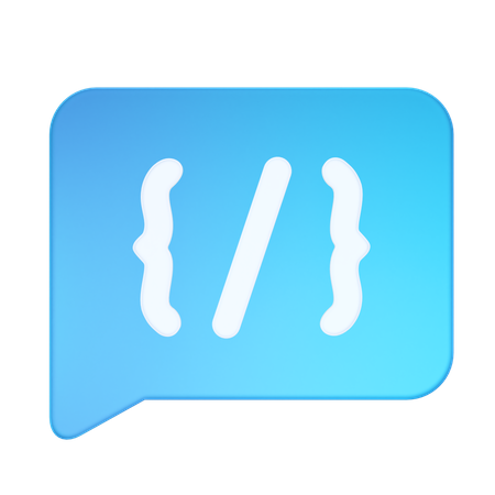 Código de mensaje  3D Icon