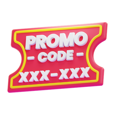 Código promocional  3D Icon