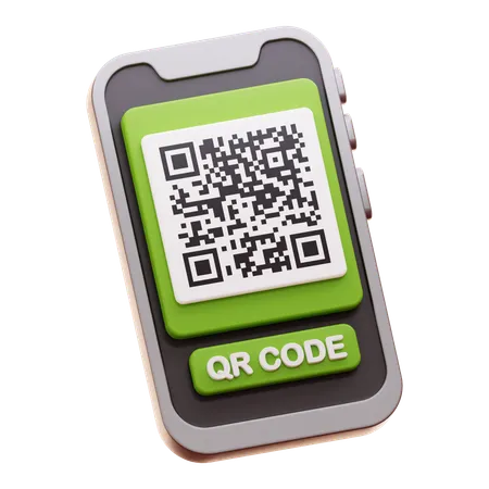 Código QR  3D Icon