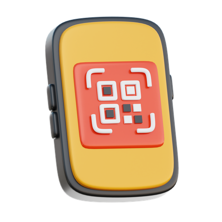 Código QR  3D Icon