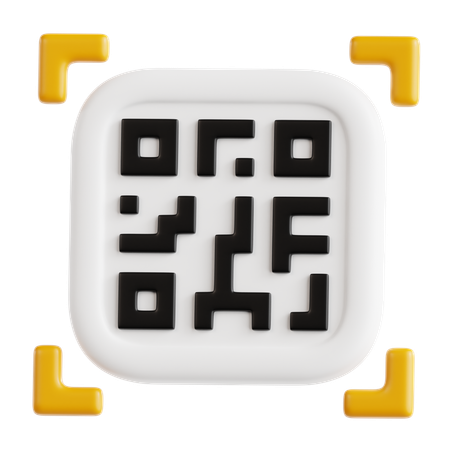 Código QR  3D Icon