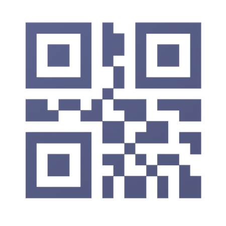 Código QR  3D Illustration