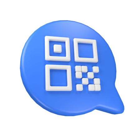 Código QR  3D Icon