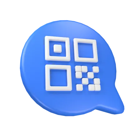 Código QR  3D Icon