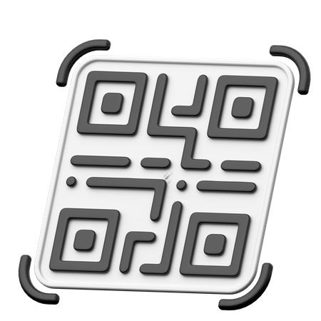 Código QR  3D Icon