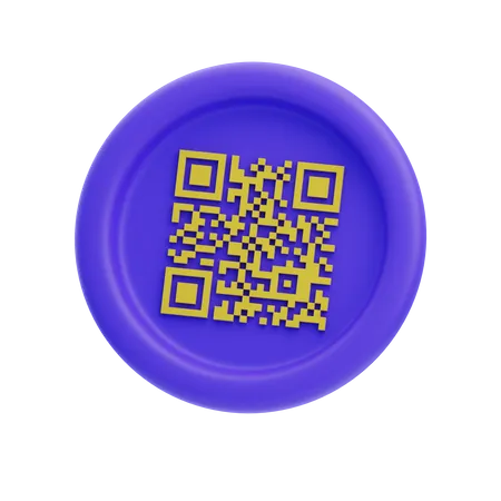 Código QR  3D Icon