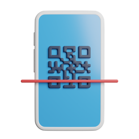 Código QR  3D Icon