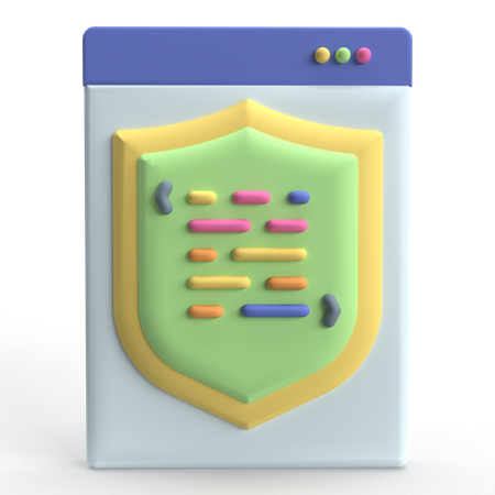 Código de segurança  3D Icon